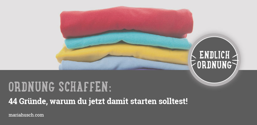 Ordnung schaffen