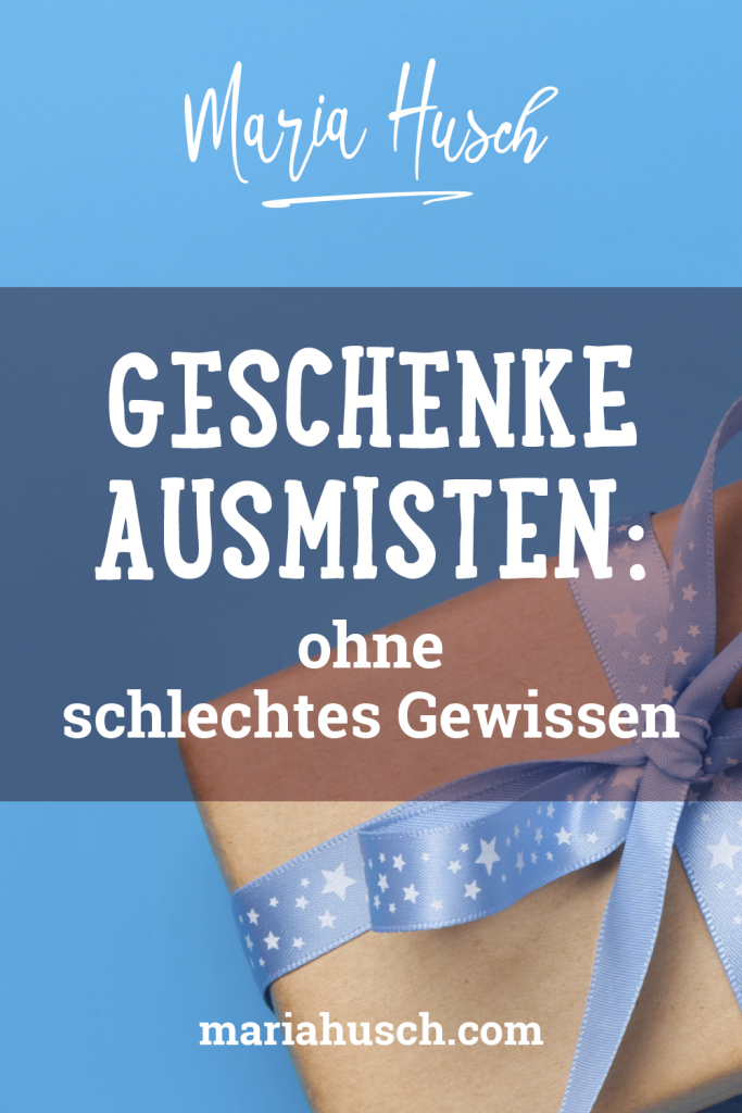 123 Geschenke Ausmisten Pinterest