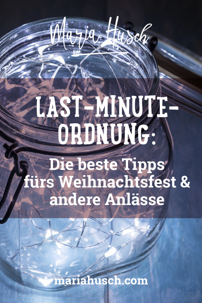Raumtalk122 Last Minute Ordnung Pinterest