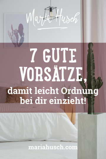 Raumtalk125 Ordnungvorsätze Pinterest