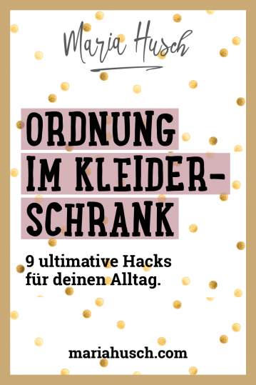 Raumtalk 141 Ordnung Kleiderschrank Pinterest
