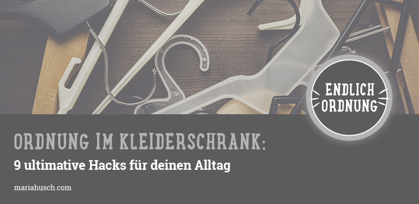 Raumtalk 141 Ordnung Kleiderschrank