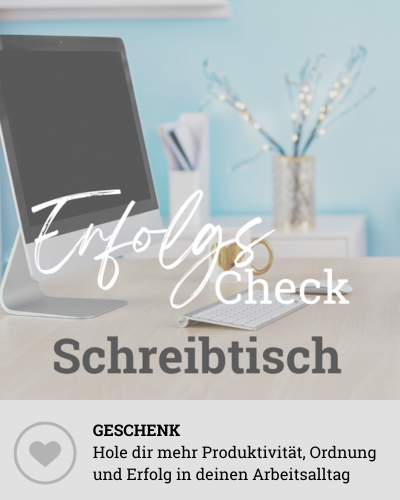 Erfolgscheck Schreibtisch Gifted